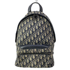 Dior Backpack Kids Rider Beige Dark Navy Blue
