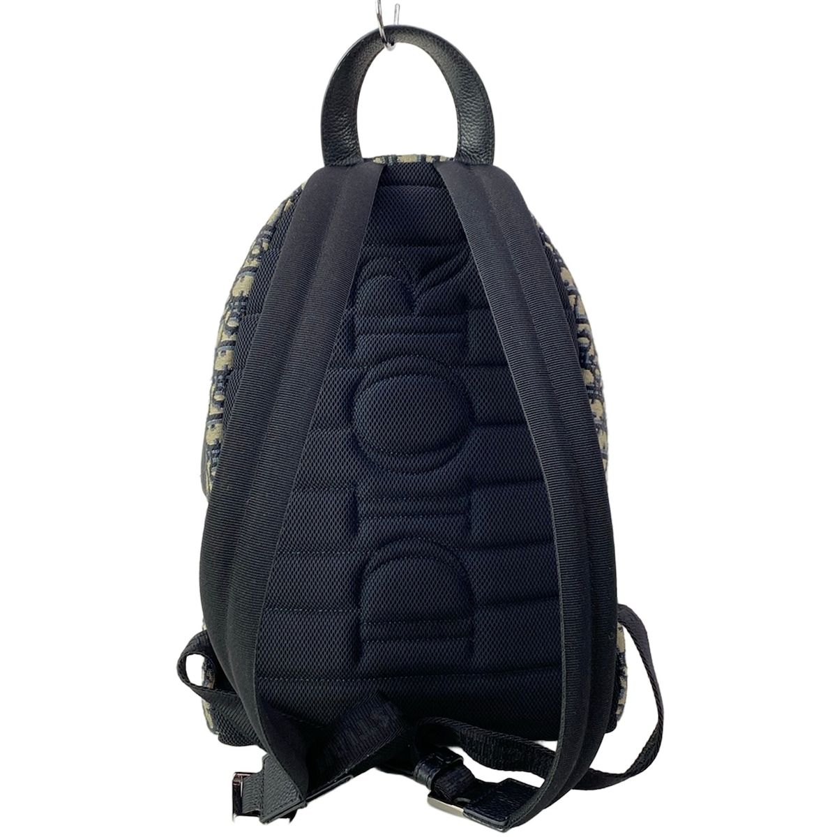 Dior Backpack Kids Rider Beige Dark Navy Blue — view 3