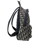 Dior Backpack Kids Rider Beige Dark Navy Blue — view 2