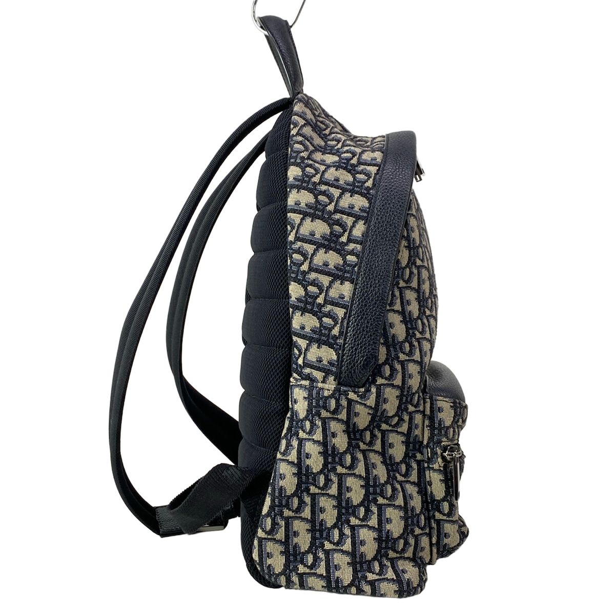 Dior Backpack Kids Rider Beige Dark Navy Blue — view 2