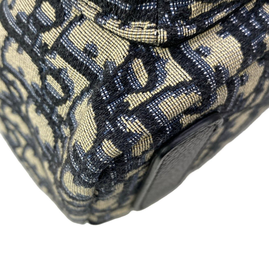 Dior Backpack Kids Rider Beige Dark Navy Blue — view 7