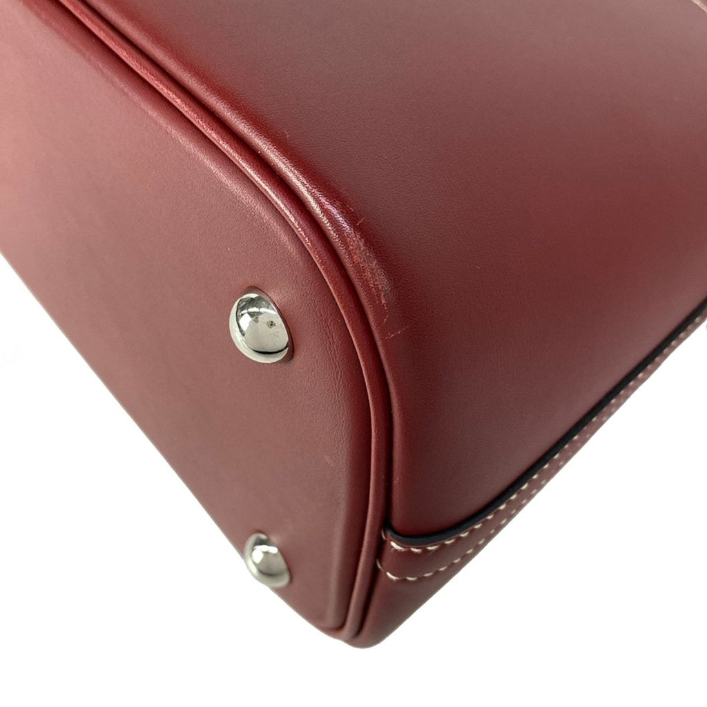 Hermes Handbag Bolide 31 Bordeaux Silver — view 8