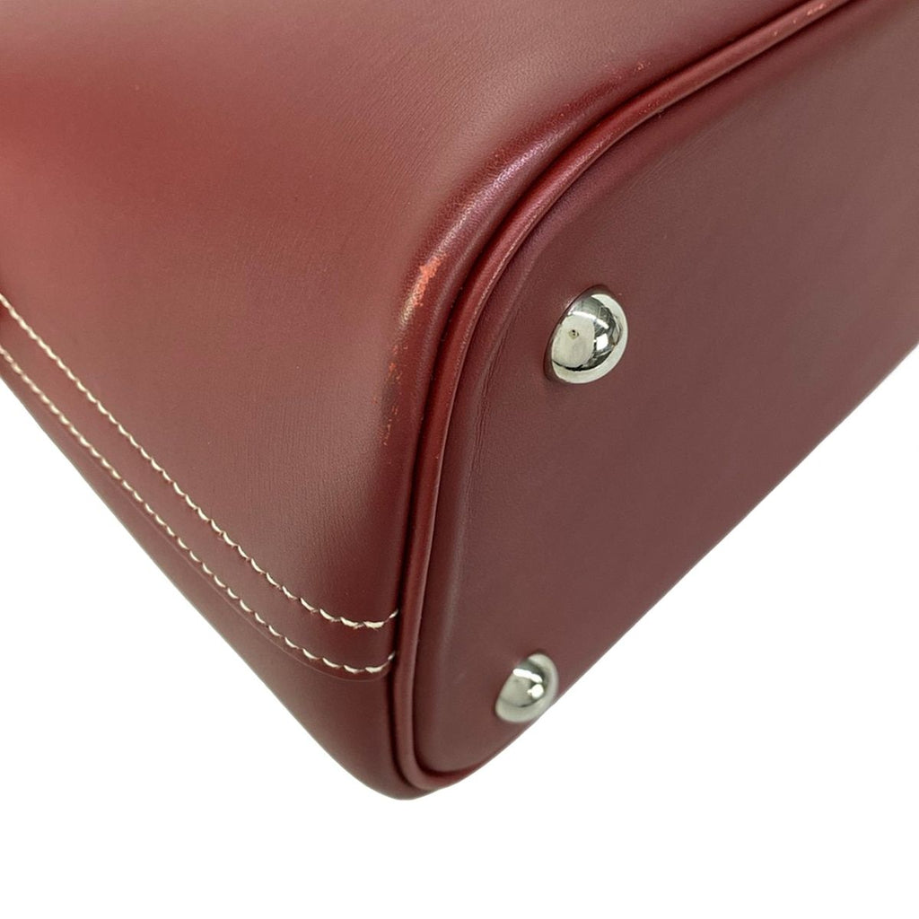 Hermes Handbag Bolide 31 Bordeaux Silver — view 7