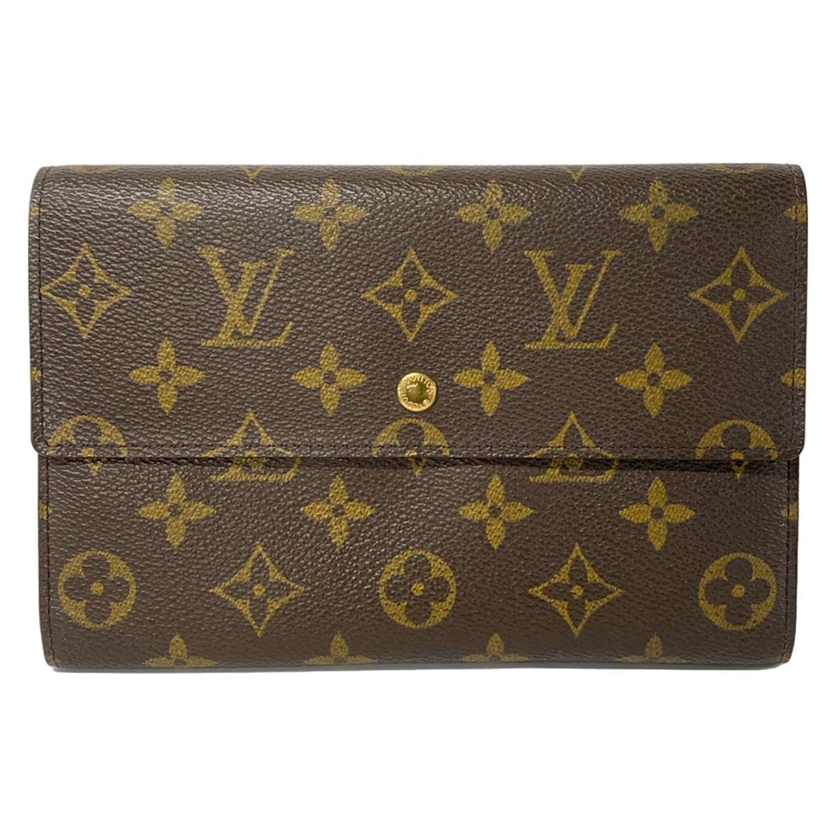 Louis Vuitton Trifold Wallet Monogram Pochette Pass Paul