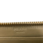 Prada Wallet Beige L-shaped Zipper Leather — view 5