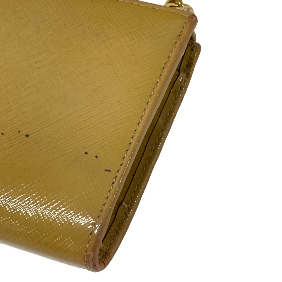 Prada Wallet Beige L-shaped Zipper Leather — view 8