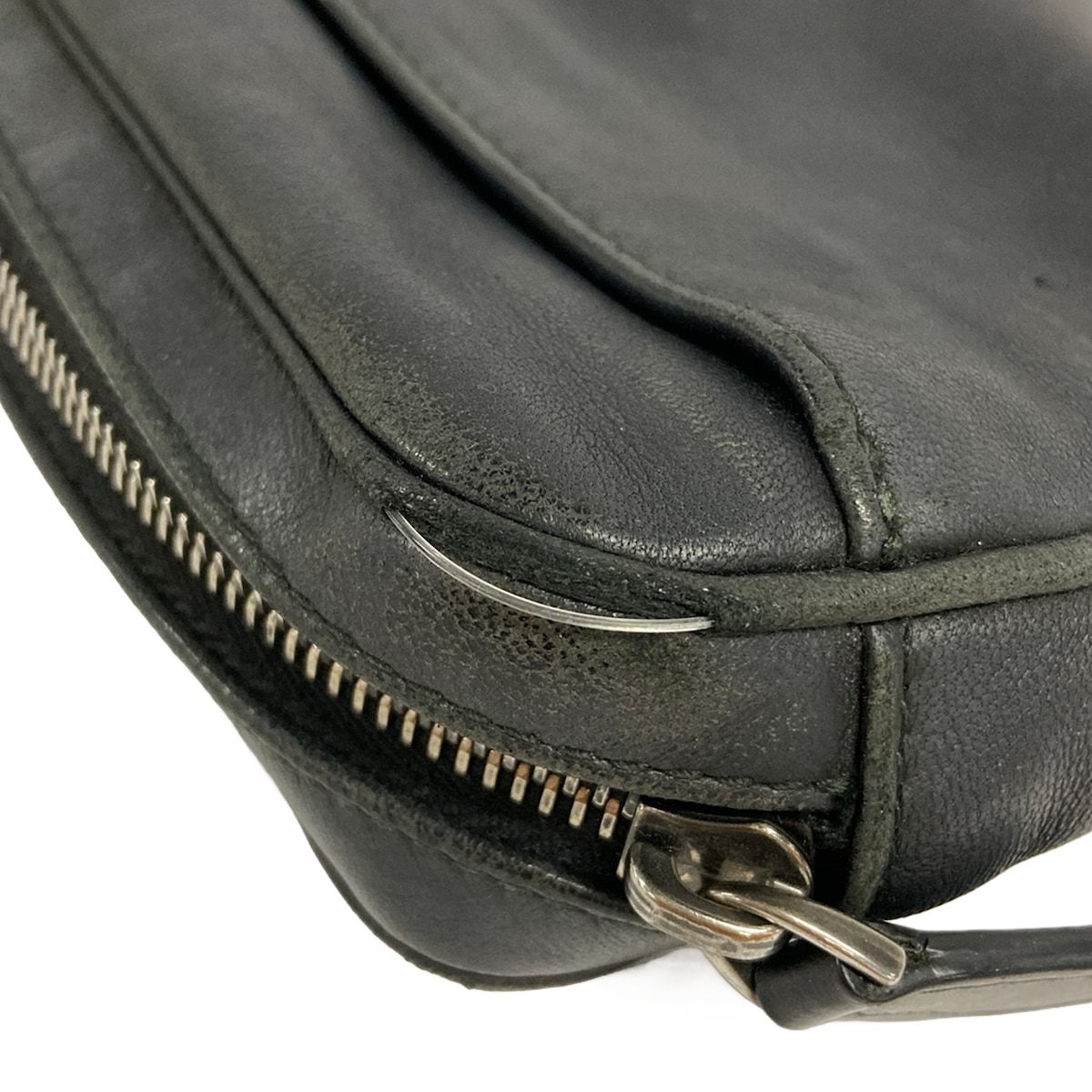 Bottega Veneta Pouch Black Leather — view 6