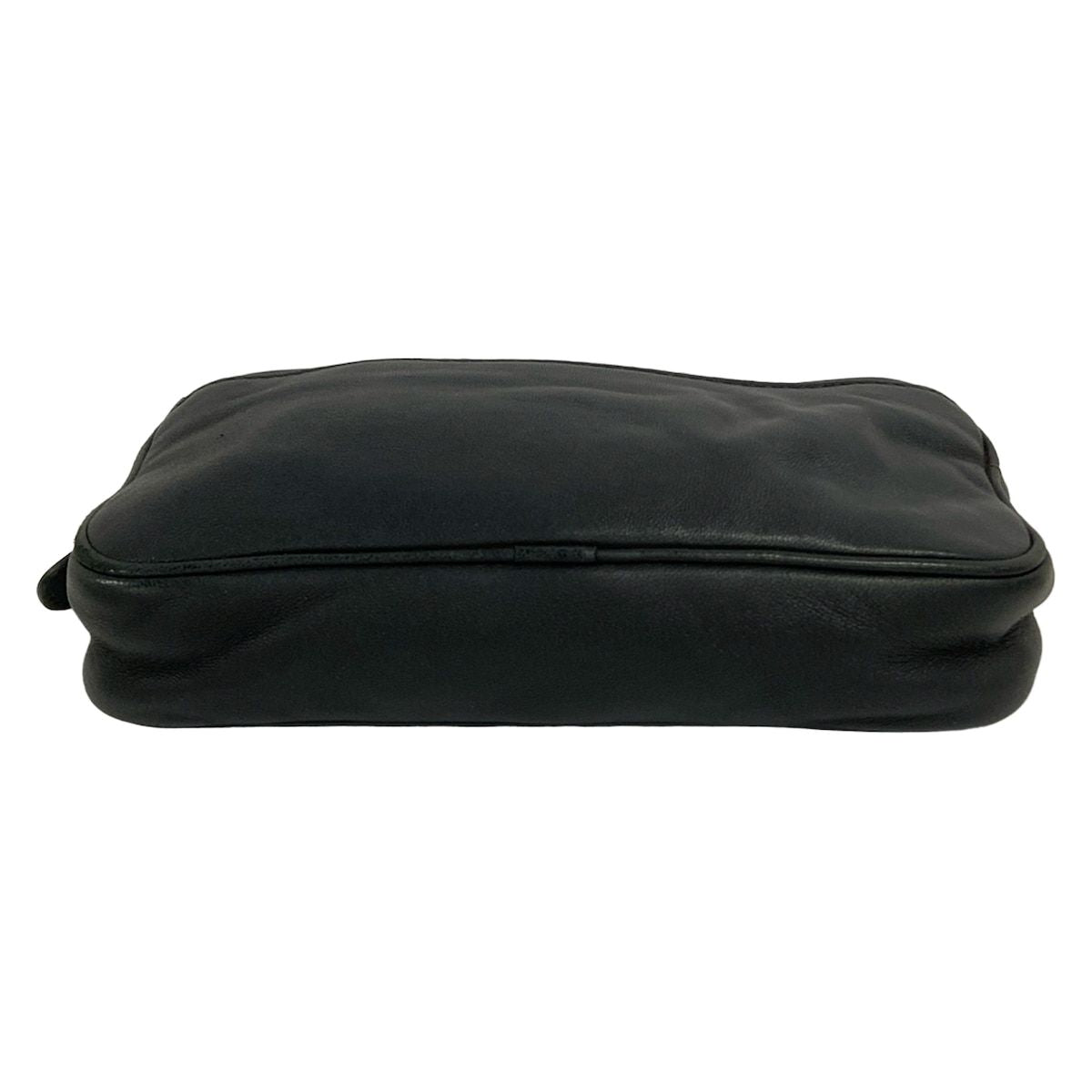 Bottega Veneta Pouch Black Leather — view 3