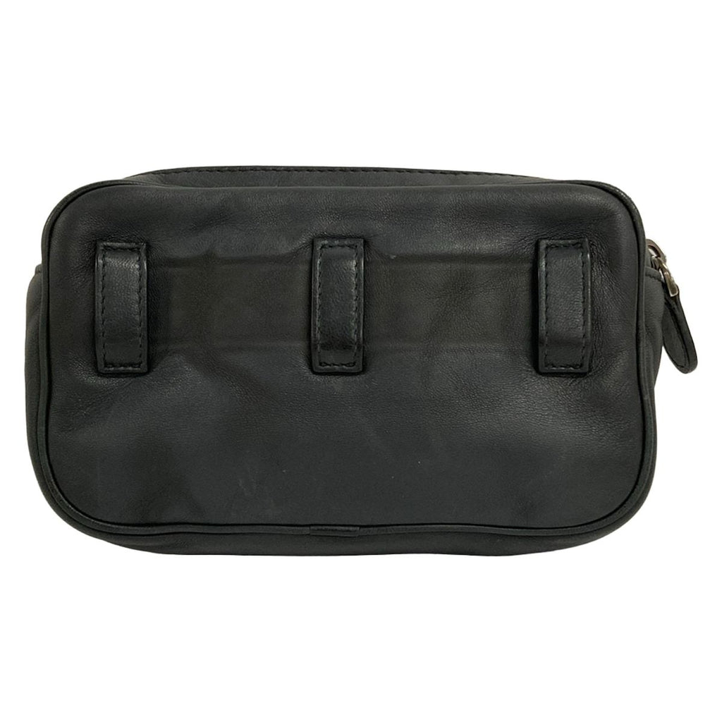Bottega Veneta Pouch Black Leather — view 2