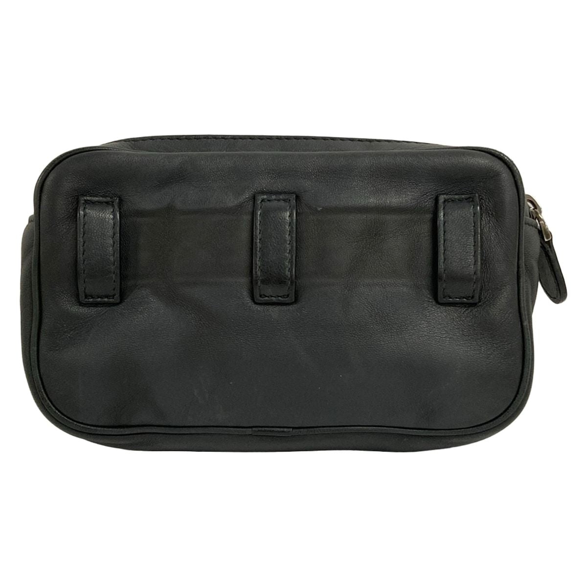 Bottega Veneta Pouch Black Leather — view 2