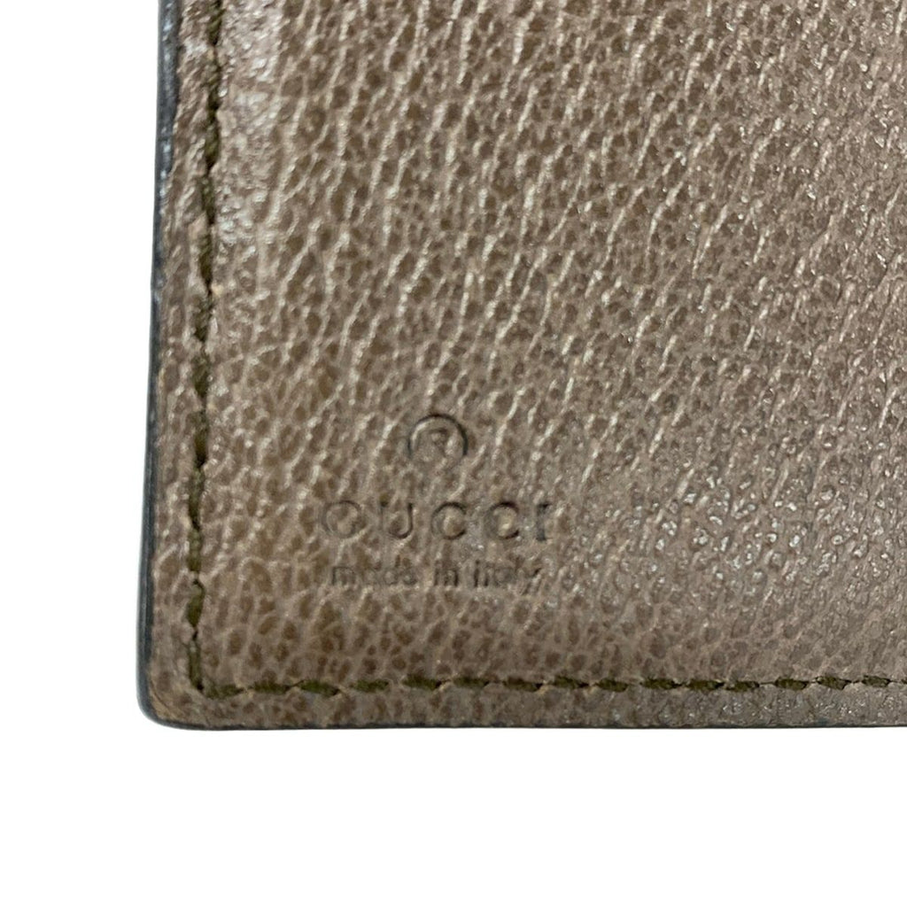 Gucci Snap Wallet Ophidia Beige Brown Leather — view 5