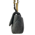 Chanel Shoulder Bag Chanel 19 Gray 2-Way Chain Wool — view 4