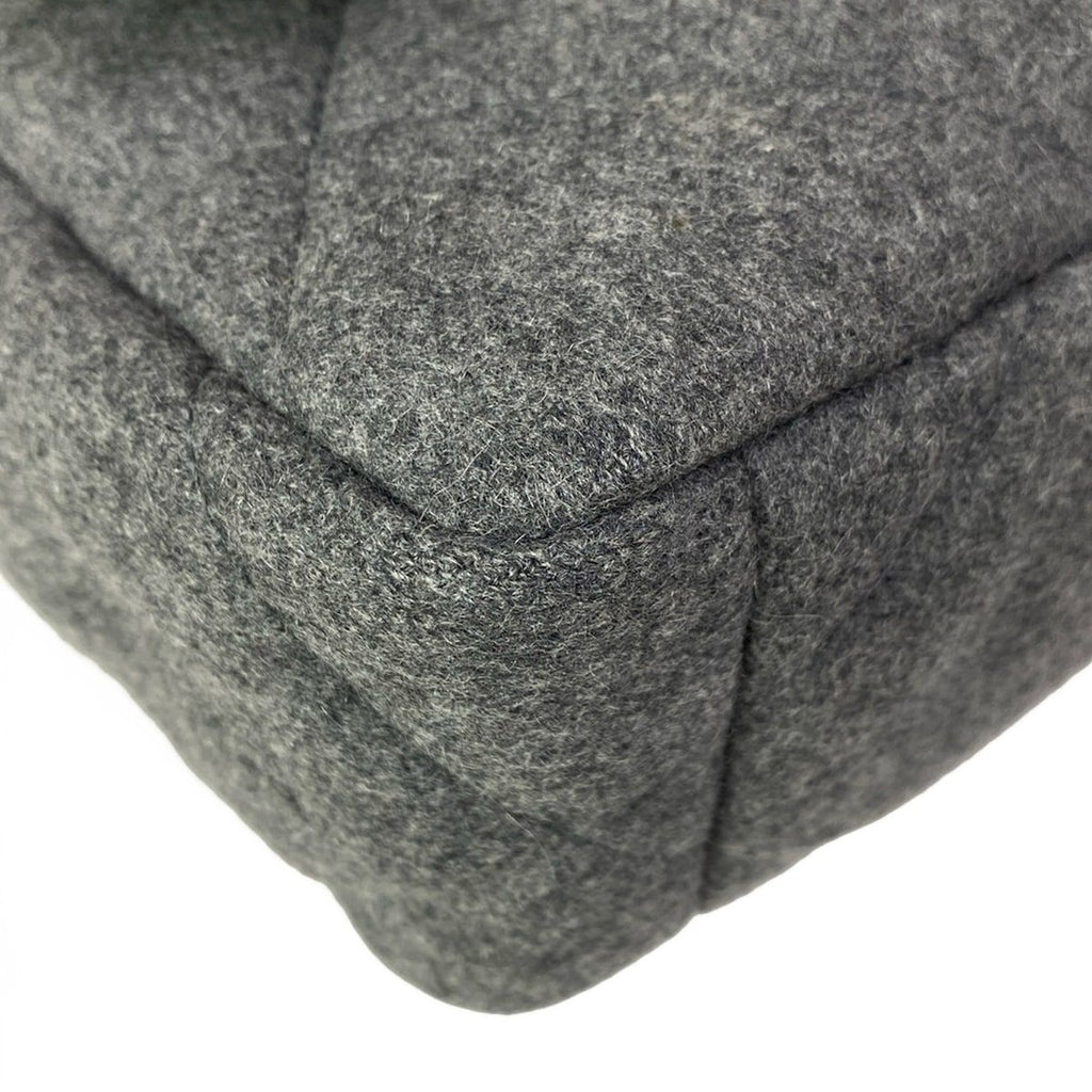 Chanel Shoulder Bag Chanel 19 Gray 2-Way Chain Wool — view 7