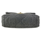 Chanel Shoulder Bag Chanel 19 Gray 2-Way Chain Wool — view 5