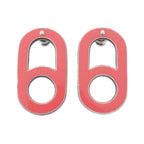 Hermes Variation Earrings Silver