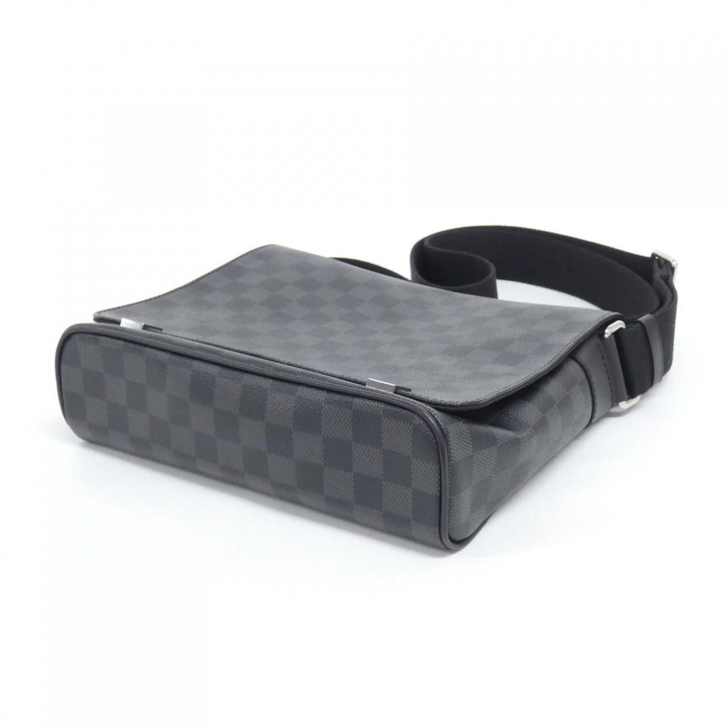 Louis Vuitton Damier Graphite District PM Shoulder Bag — view 3