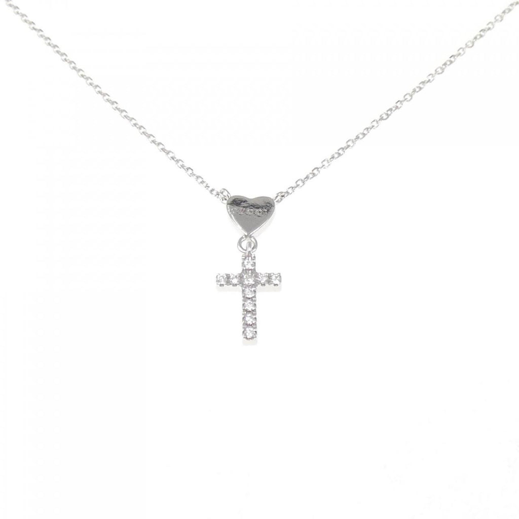 Gucci Cross Diamond Necklace