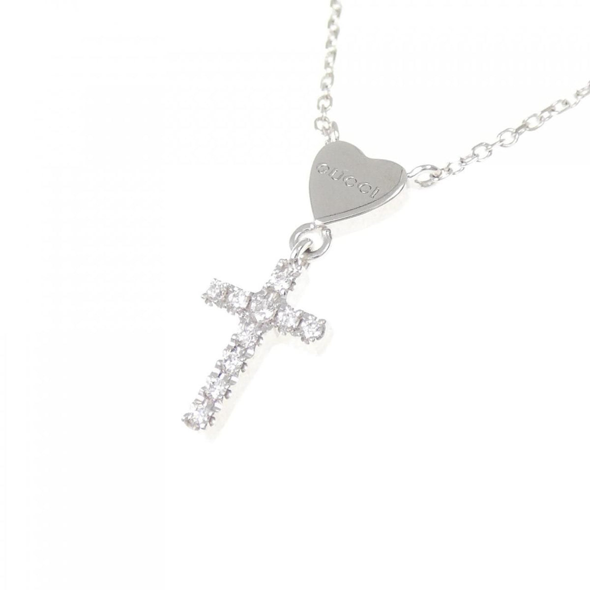 Gucci Cross Diamond Necklace — view 3