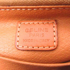 Celine Vintage Macadam Pattern Pouch Brown — view 8