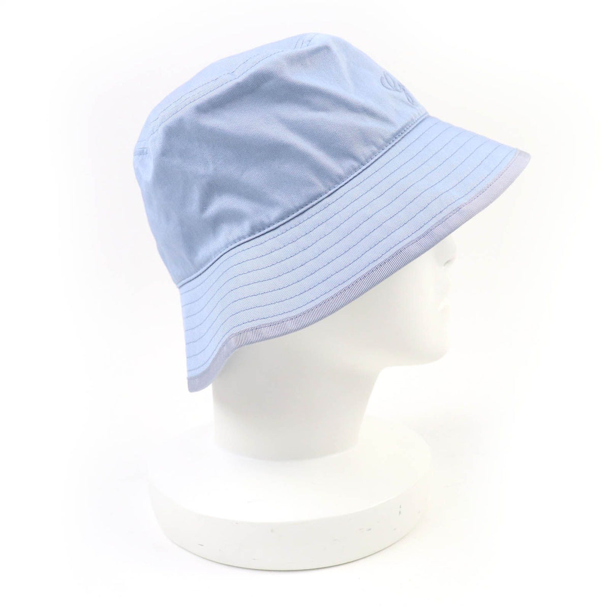 Gucci Logo Embroidery Bucket Hat Light Blue — view 6