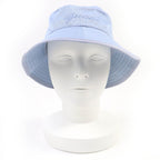 Gucci Logo Embroidery Bucket Hat Light Blue — view 3