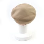 Hermes Santoreno Cashmere 100% Silver Seller Beret Brown 58 Hat — view 5