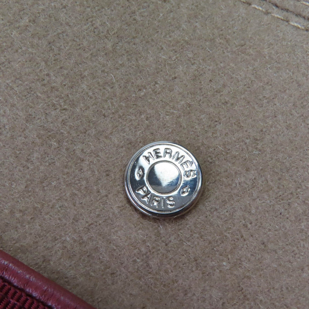 Hermes Santoreno Cashmere 100% Silver Seller Beret Brown 58 Hat — view 8