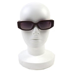 Chanel CC Logo Oval Shape Eyewear Sunglasses Burgundy Gold Demo Lens — view 2