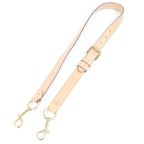 Louis Vuitton Vachetta Leather LV Logo Shoulder Strap Belt Beige Gold — view 2