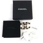 Chanel CC Logo Bijou Brooch Gold Black — view 2