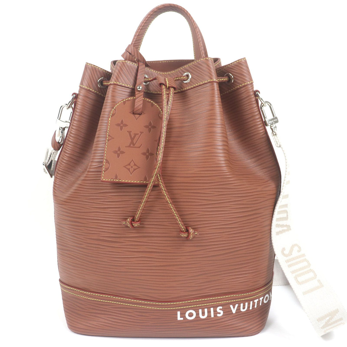 Louis Vuitton Maxi Noe Sling Epi XL 2-Way Leather Shoulder Bag Brown