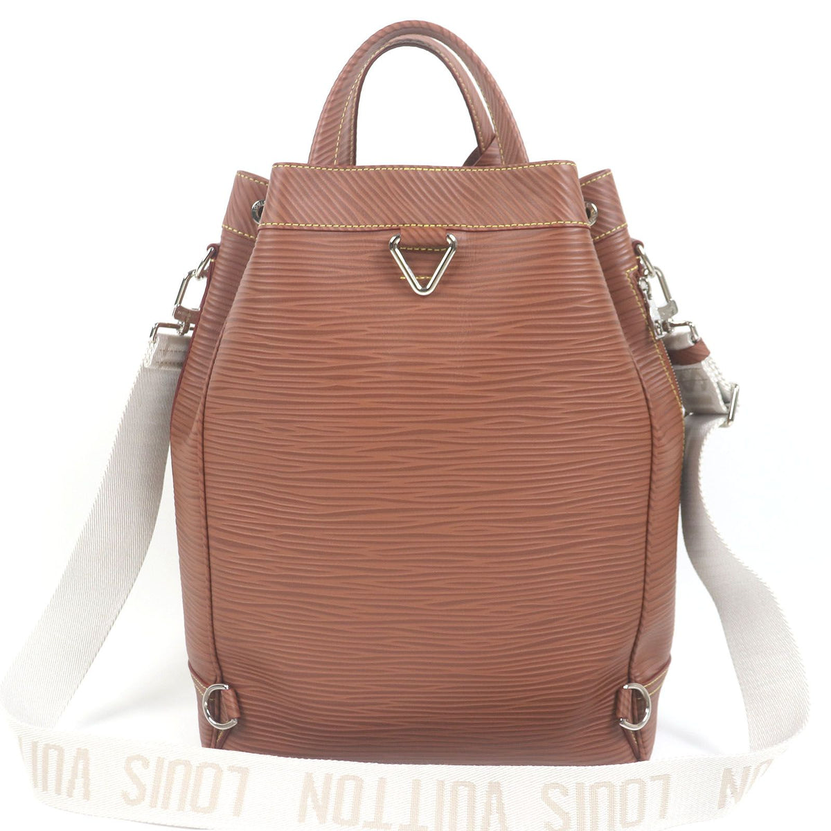 Louis Vuitton Maxi Noe Sling Epi XL 2-Way Leather Shoulder Bag Brown — view 3