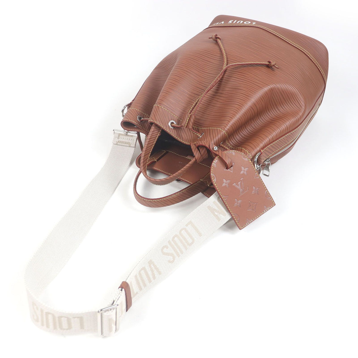 Louis Vuitton Maxi Noe Sling Epi XL 2-Way Leather Shoulder Bag Brown — view 5