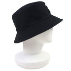 Hermes Harper H Sellier Cotton 100% Bucket Hat Black 57 — view 4