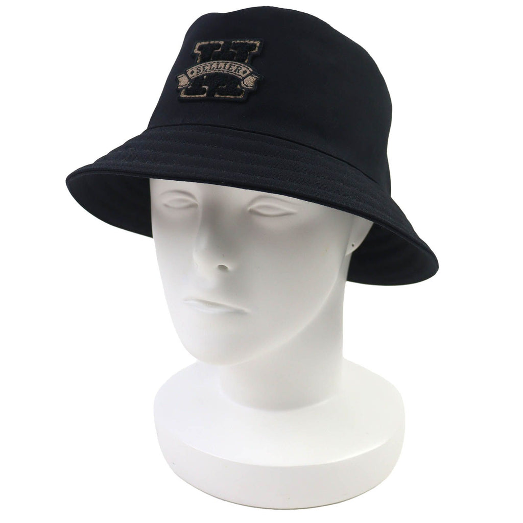 Hermes Harper H Sellier Cotton 100% Bucket Hat Black 57