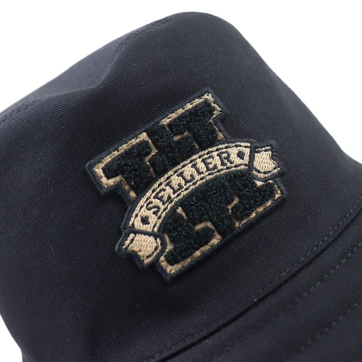 Hermes Harper H Sellier Cotton 100% Bucket Hat Black 57 — view 7