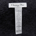 Dior Mohair Blend CD Logo Bucket Hat Black — view 7
