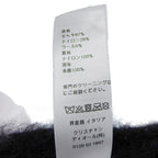 Dior Mohair Blend CD Logo Bucket Hat Black — view 8