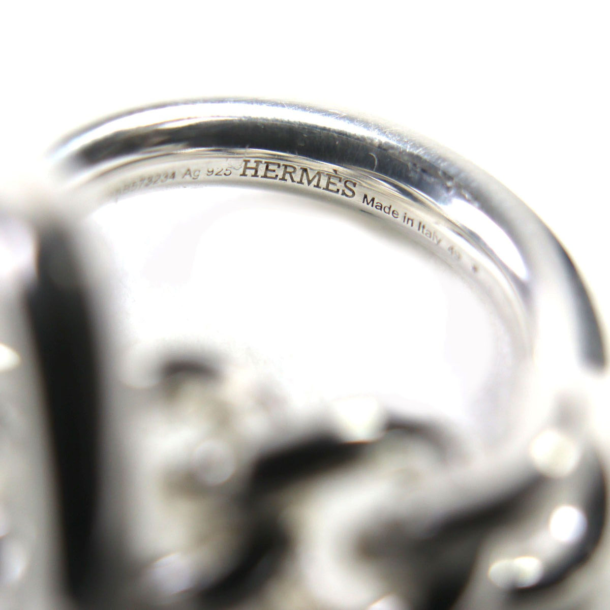 Hermes Croisette Ring Silver — view 8