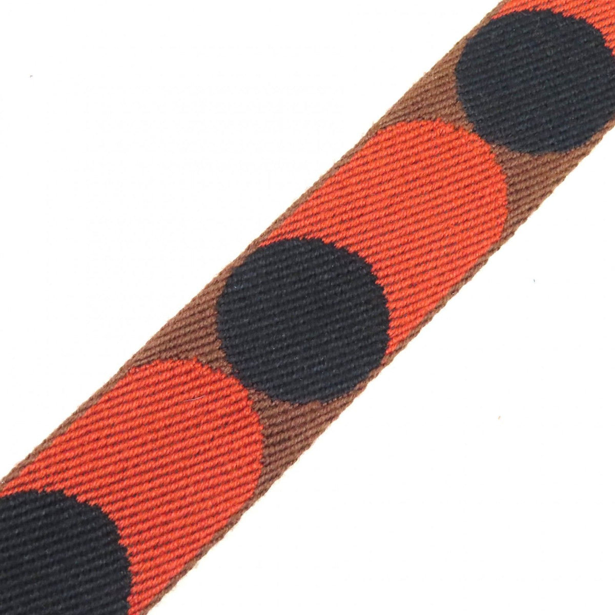 Hermes Sangle Flipper Ball Canvas Leather Silver Shoulder Strap Brown — view 4