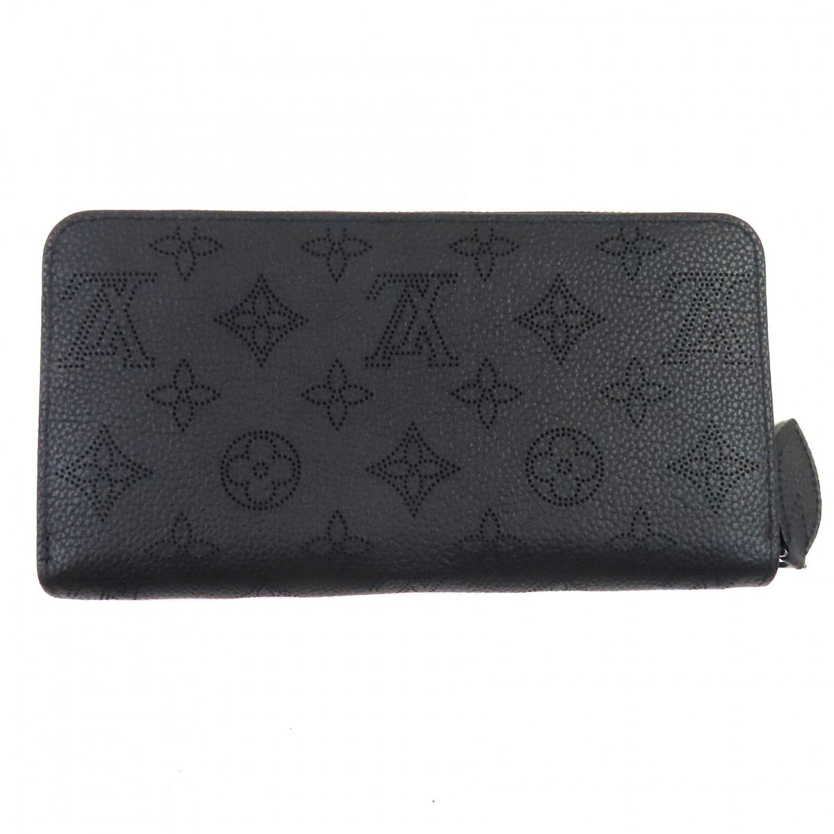 Louis Vuitton Zippy Wallet Mahina Noir Monogram Leather Zip Around — view 3