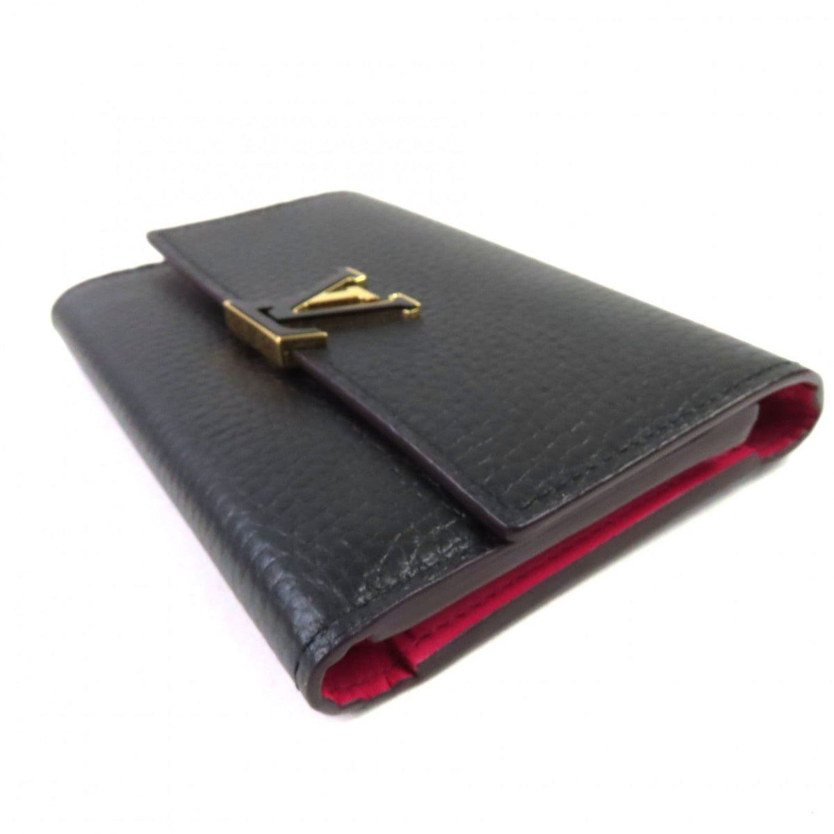Louis Vuitton Portefeuille Capucines Compact Taurillon Leather Bifold Wallet — view 5