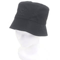 Prada Triangle Logo Re-Nylon Recycled Polyamide Bucket Hat Black