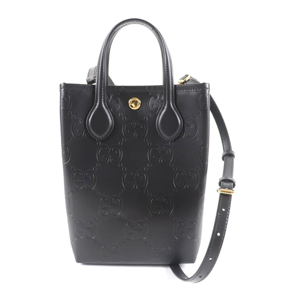 Gucci GG Mini Bag 2-Way Leather Black