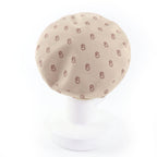 Hermes Saint Honore Cotton Cliquetis Sellier Hat Beret Beige 59 — view 4