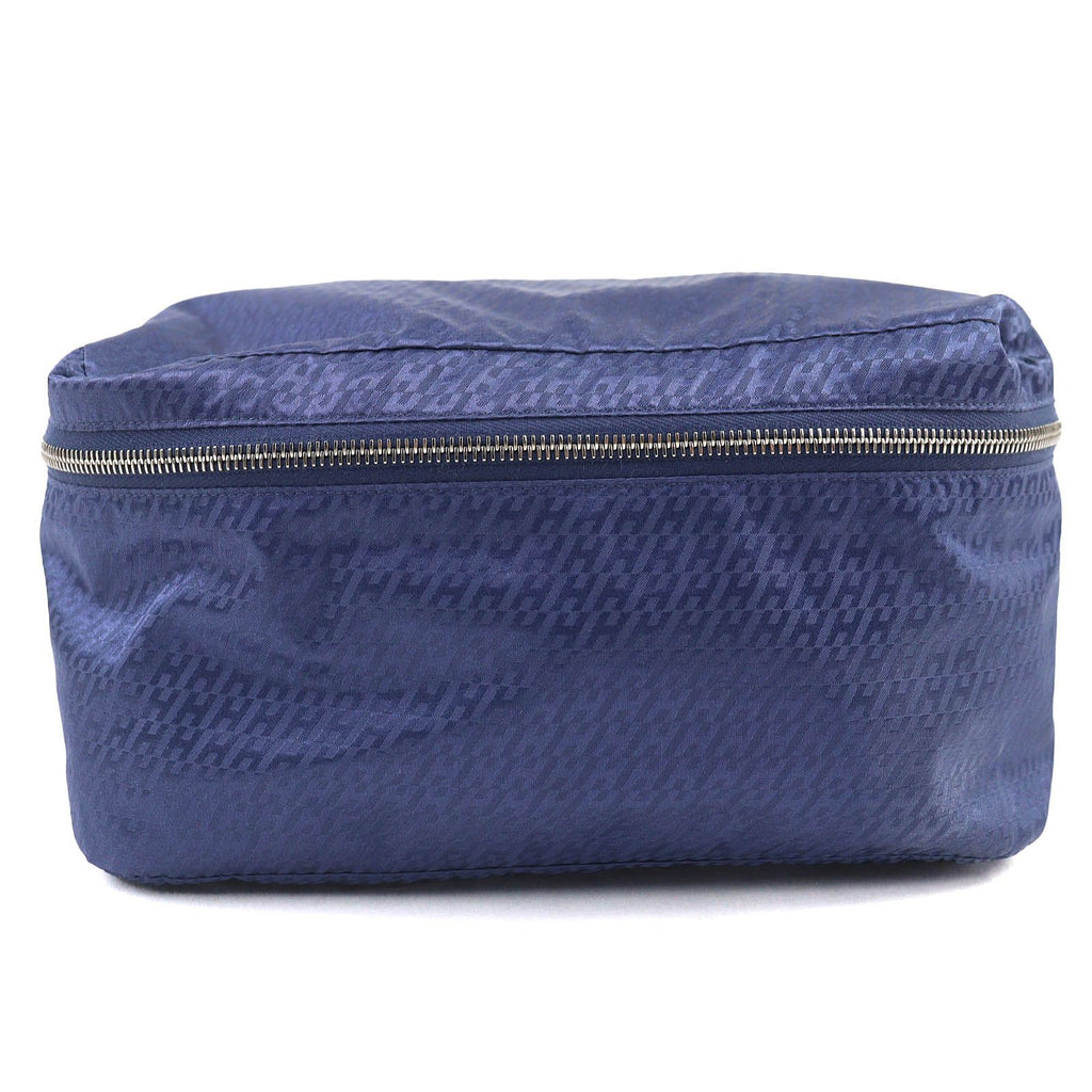 Hermes Woos Voyage PM Silk 100% Pouch Blue