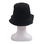 Celine Logo Print Quilted Hat Bucket Hat Black Orange — view 4