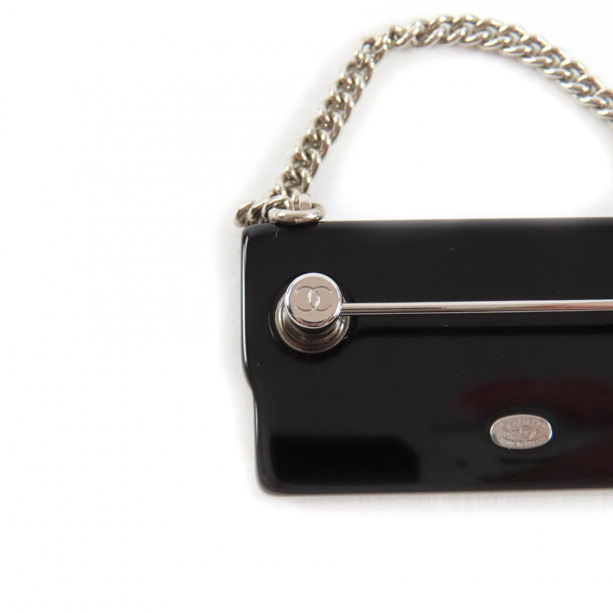 Chanel CC Logo Colorful Strass Chain Bag Motif Brooch Multi — view 7