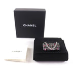 Chanel CC Logo Colorful Strass Chain Bag Motif Brooch Multi — view 2