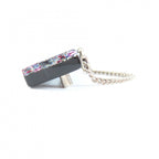 Chanel CC Logo Colorful Strass Chain Bag Motif Brooch Multi — view 5
